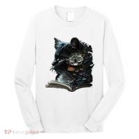 Cat Art Book Cat Motif Flowers Cat Long Sleeve Shirt thumb 0