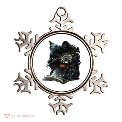 Cat Art Book Cat Motif Flowers Cat Ornament