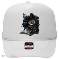 Cat Art Book Cat Motif Flowers Cat Hat thumb 0