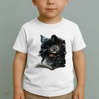 Cat Art Book Cat Motif Flowers Cat Toddler T-Shirt thumb 2