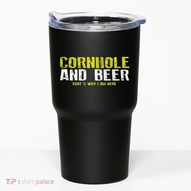 Cornhole And Beers Funny Gift Tumbler