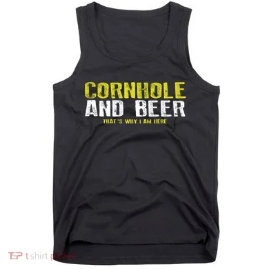 Cornhole And Beers Funny Gift Tank Top
