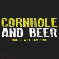 Cornhole And Beers Funny Gift Golf Towel thumb 3