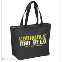 Cornhole And Beers Funny Gift Bag thumb 2