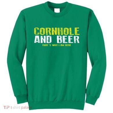 Cornhole And Beers Funny Gift Sweatshirt