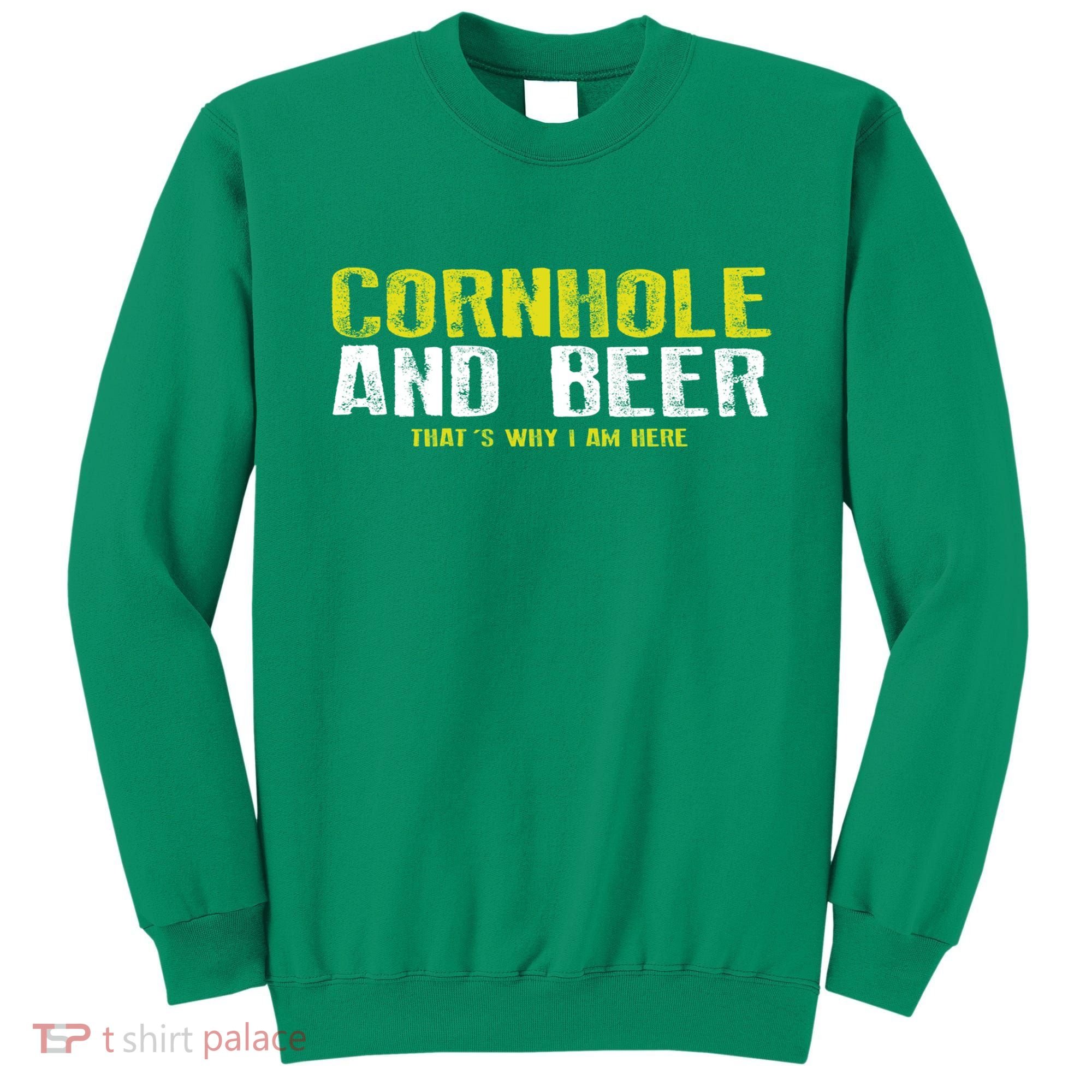 Cornhole And Beers Funny Gift Sweatshirt