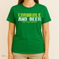 Cornhole And Beers Funny Gift T-Shirt thumb 4