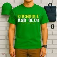 Cornhole And Beers Funny Gift T-Shirt thumb 6