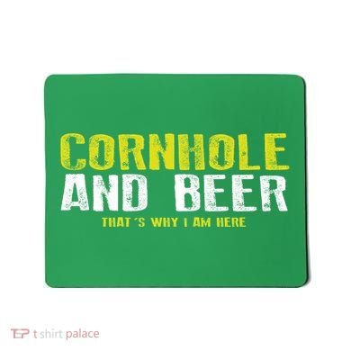 Cornhole And Beers Funny Gift Mousepad