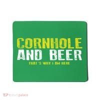 Cornhole And Beers Funny Gift Mousepad thumb 0
