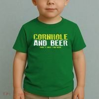 Cornhole And Beers Funny Gift Toddler T-Shirt thumb 2