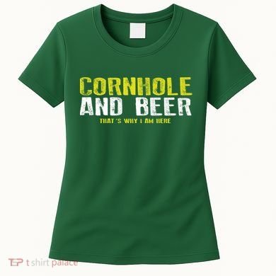 Cornhole And Beers Funny Gift Women's T-Shirt