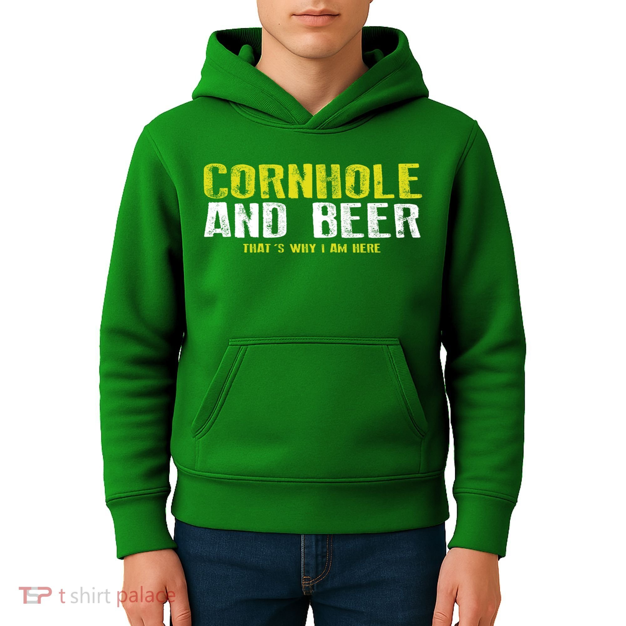 Cornhole And Beers Funny Gift Kids Hoodie
