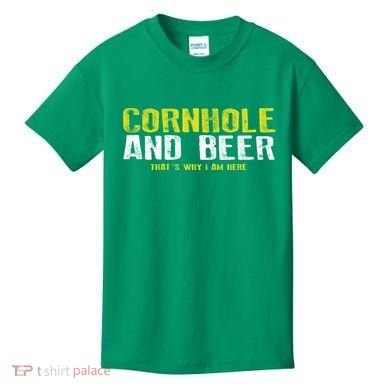 Cornhole And Beers Funny Gift Kids T-Shirt
