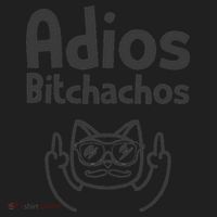 Cat Adios Bitchachos Cinco De Mayo Middle Finger Beanie thumb 2