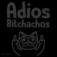 Cat Adios Bitchachos Cinco De Mayo Middle Finger Tank Top thumb 6