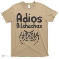 Cat Adios Bitchachos Cinco De Mayo Middle Finger T-Shirt thumb 0