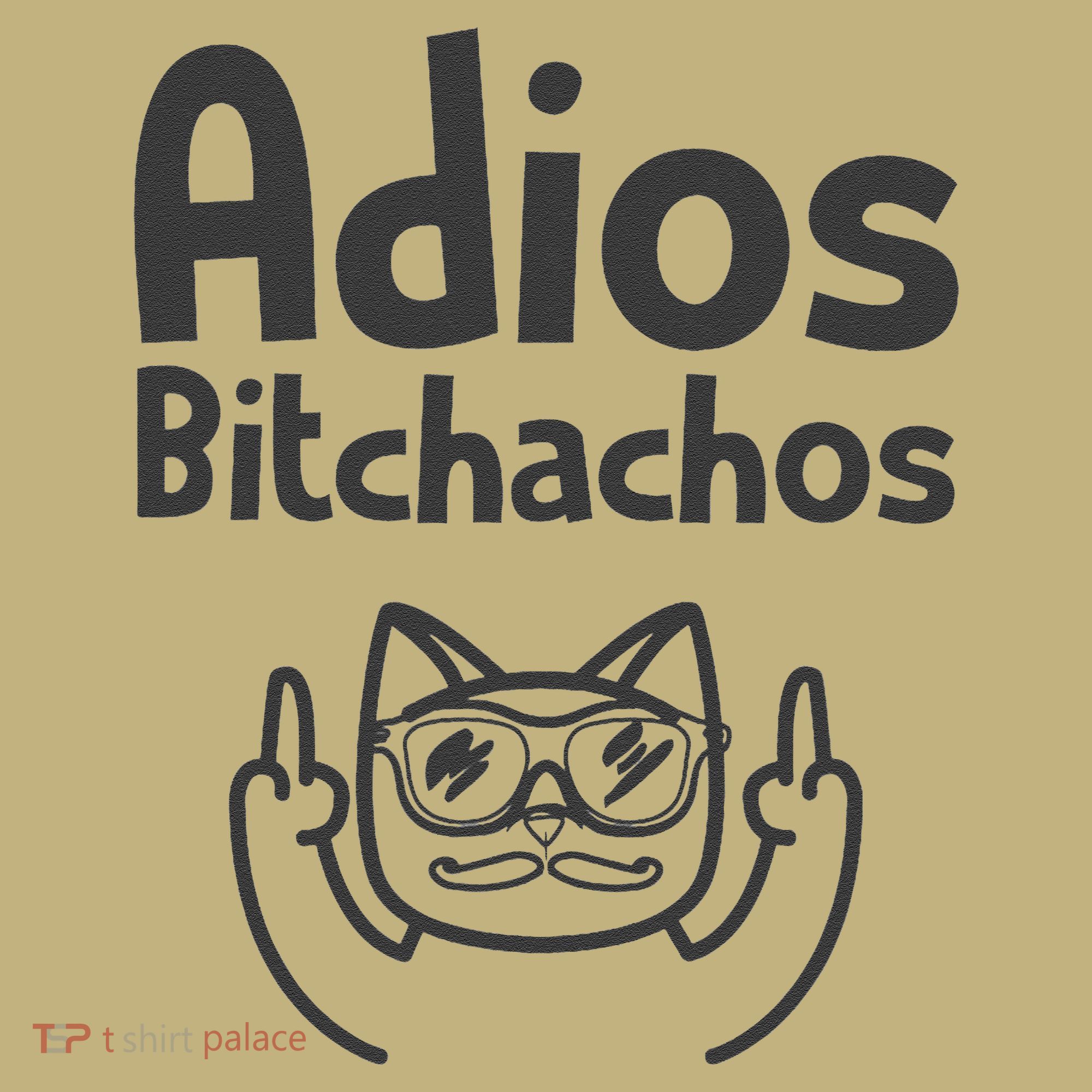 Cat Adios Bitchachos Cinco De Mayo Middle Finger Polo
