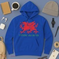 Cymru Am Byth Welsh Rugby Dragon Wales Player Pride Funny Gift Hoodie thumb 3