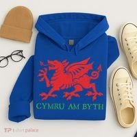 Cymru Am Byth Welsh Rugby Dragon Wales Player Pride Funny Gift Hoodie thumb 4