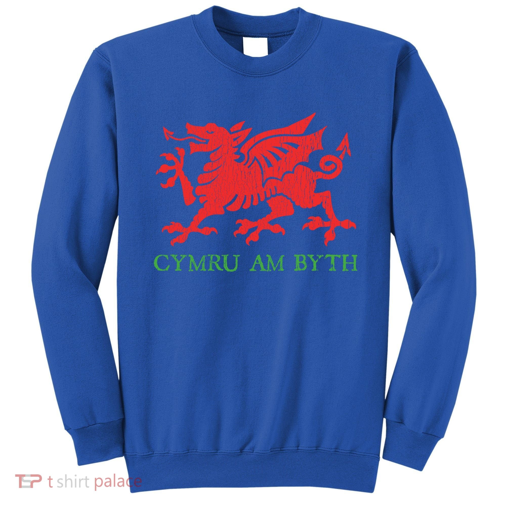 Cymru Am Byth Welsh Rugby Dragon Wales Player Pride Funny Gift Sweatshirt