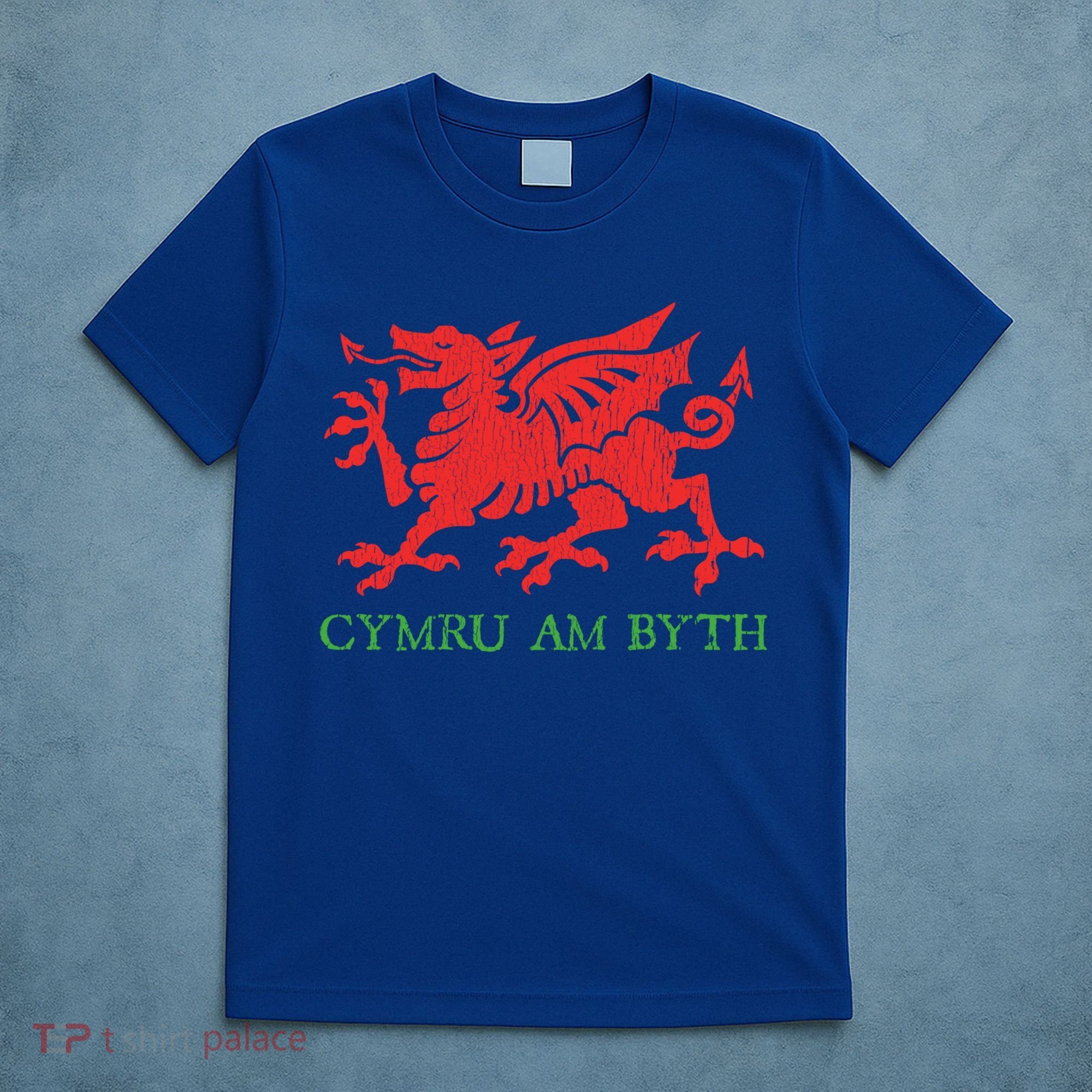 Cymru Am Byth Welsh Rugby Dragon Wales Player Pride Funny Gift T-Shirt
