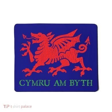 Cymru Am Byth Welsh Rugby Dragon Wales Player Pride Funny Gift Mousepad