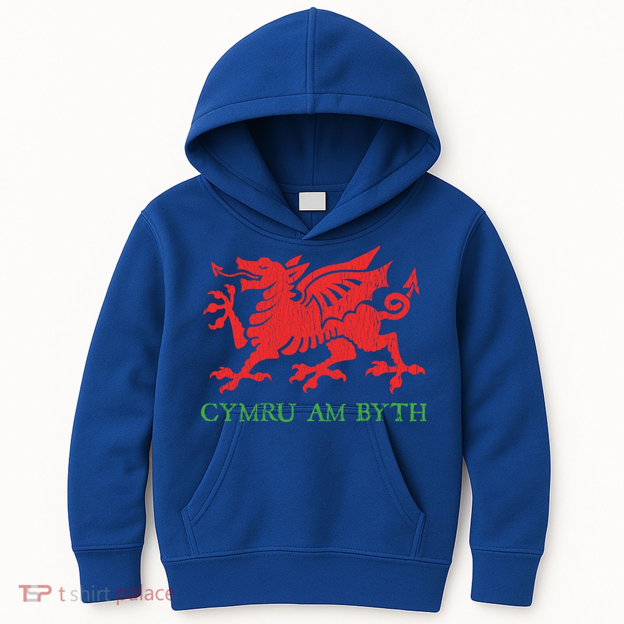 Cymru Am Byth Welsh Rugby Dragon Wales Player Pride Funny Gift Kids Hoodie