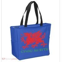 Cymru Am Byth Welsh Rugby Dragon Wales Player Pride Funny Gift Tote Bag thumb 2