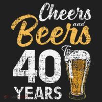 Cheers and Beers to 40 Years Birthday Beer Lover Party Beanie thumb 2