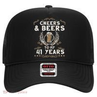 Cheers and Beers to 41 Years 41st Birthday Anniversary  Hat thumb 0