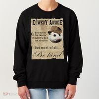 Cowboy Advice Be Rootin Be Tootin And By God Be Shootin Women's Sweatshirt thumb 0