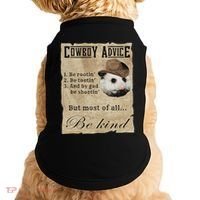 Cowboy Advice Be Rootin Be Tootin And By God Be Shootin Doggie Tank thumb 0