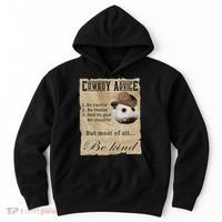Cowboy Advice Be Rootin Be Tootin And By God Be Shootin Hoodie thumb 0