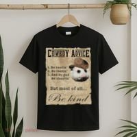 Cowboy Advice Be Rootin Be Tootin And By God Be Shootin T-Shirt thumb 2