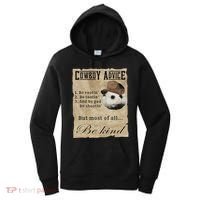 Cowboy Advice Be Rootin Be Tootin And By God Be Shootin Women's Hoodie thumb 0