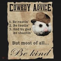 Cowboy Advice Be Rootin Be Tootin And By God Be Shootin Mousepad thumb 1