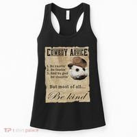 Cowboy Advice Be Rootin Be Tootin And By God Be Shootin Women's Tank Top thumb 0