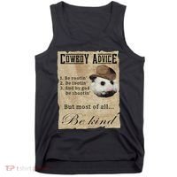 Cowboy Advice Be Rootin Be Tootin And By God Be Shootin Tank Top thumb 0
