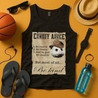Cowboy Advice Be Rootin Be Tootin And By God Be Shootin Tank Top thumb 4