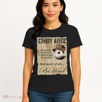 Cowboy Advice Be Rootin Be Tootin And By God Be Shootin Women's T-Shirt thumb 4