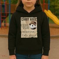 Cowboy Advice Be Rootin Be Tootin And By God Be Shootin Kids Hoodie thumb 3