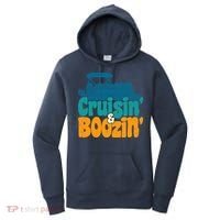 Cruisin' and Boozin' Party Pontoon Boat Booze Captain Women's Hoodie thumb 0