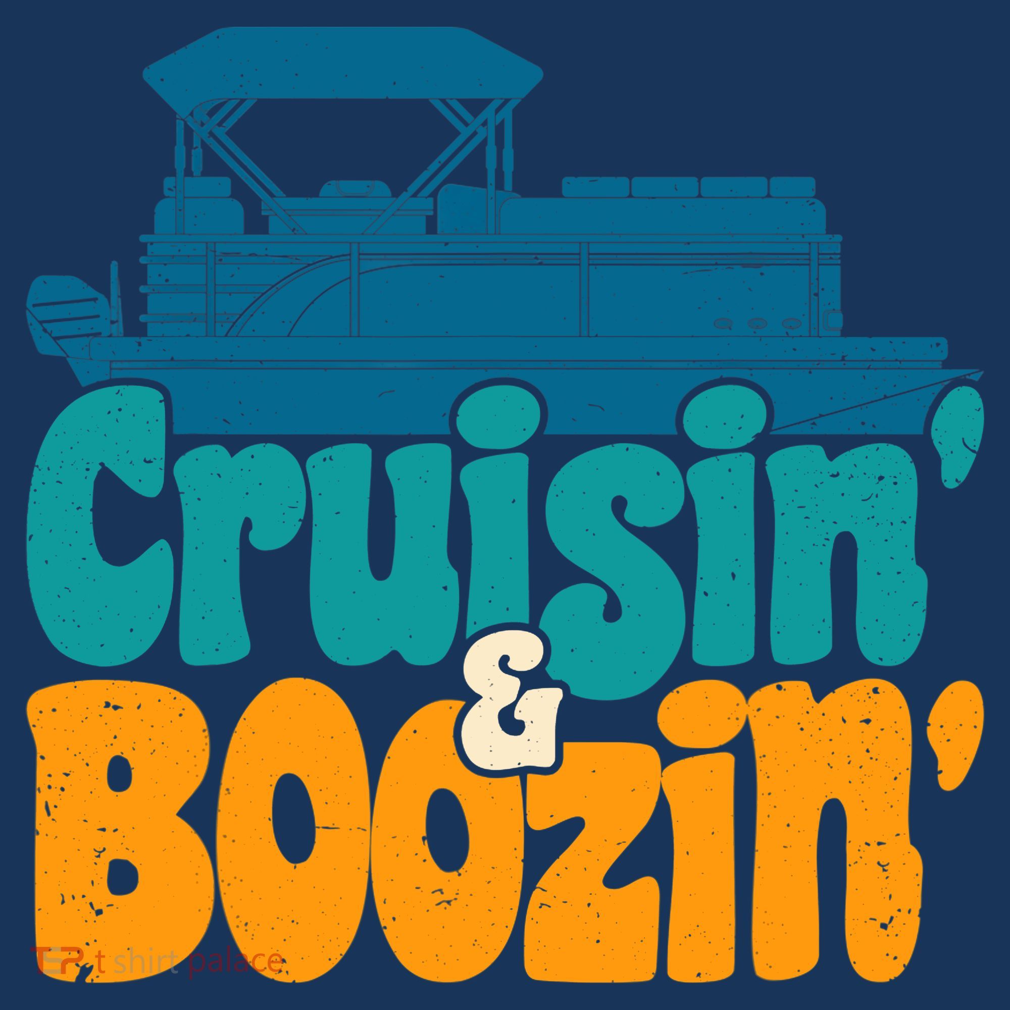 Cruisin' and Boozin' Party Pontoon Boat Booze Captain Women's Hoodie