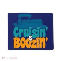 Cruisin' and Boozin' Party Pontoon Boat Booze Captain Mousepad thumb 0