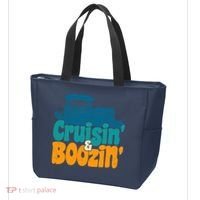 Cruisin' and Boozin' Party Pontoon Boat Booze Captain Tote Bag thumb 3