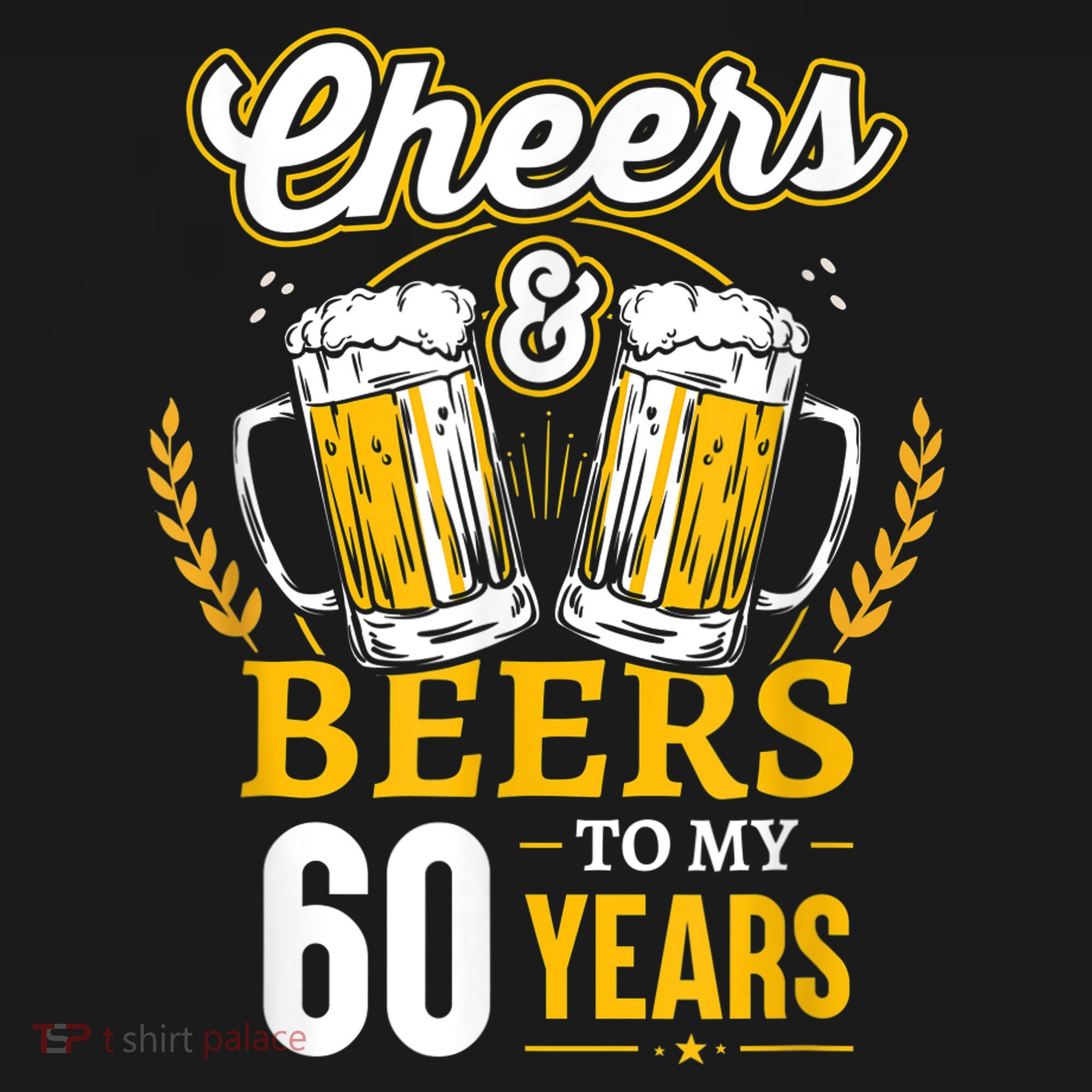 Cheers And Beers To My 60 Years 60th Birthday Visor