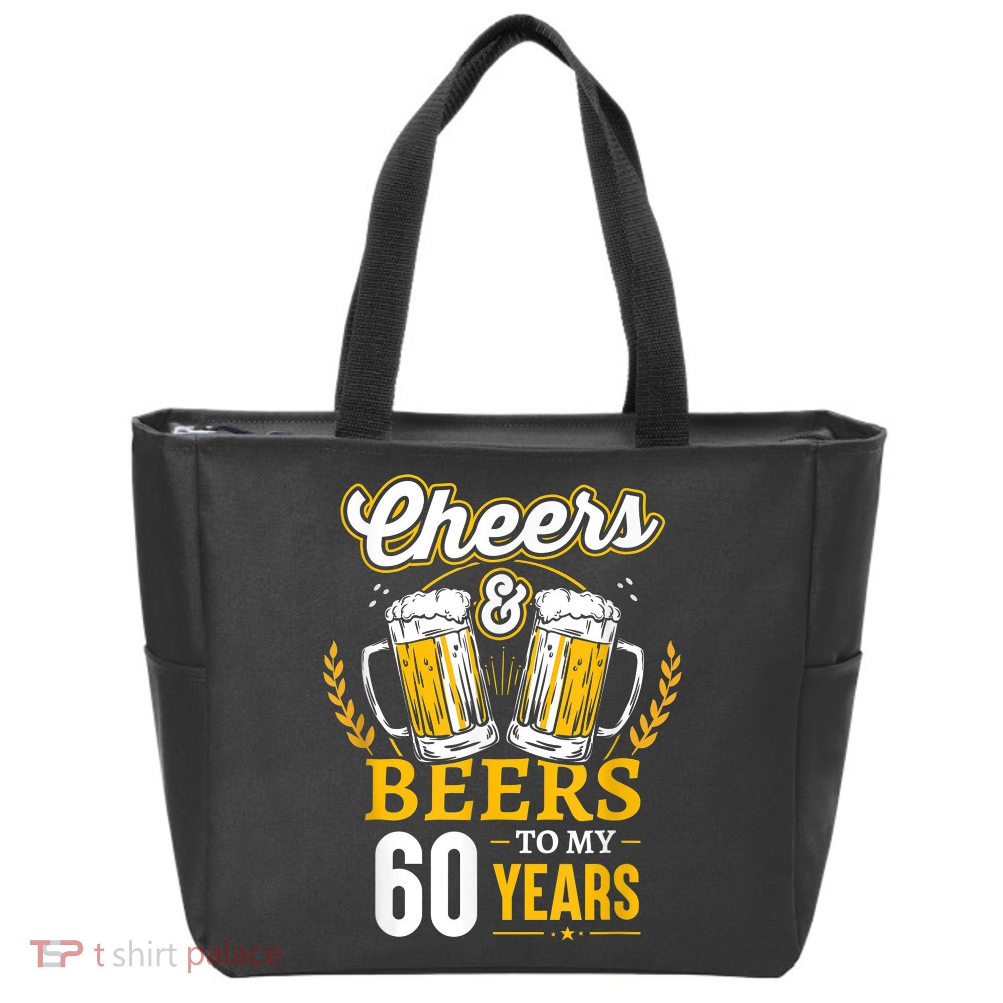 Cheers And Beers To My 60 Years 60th Birthday Tote Bag