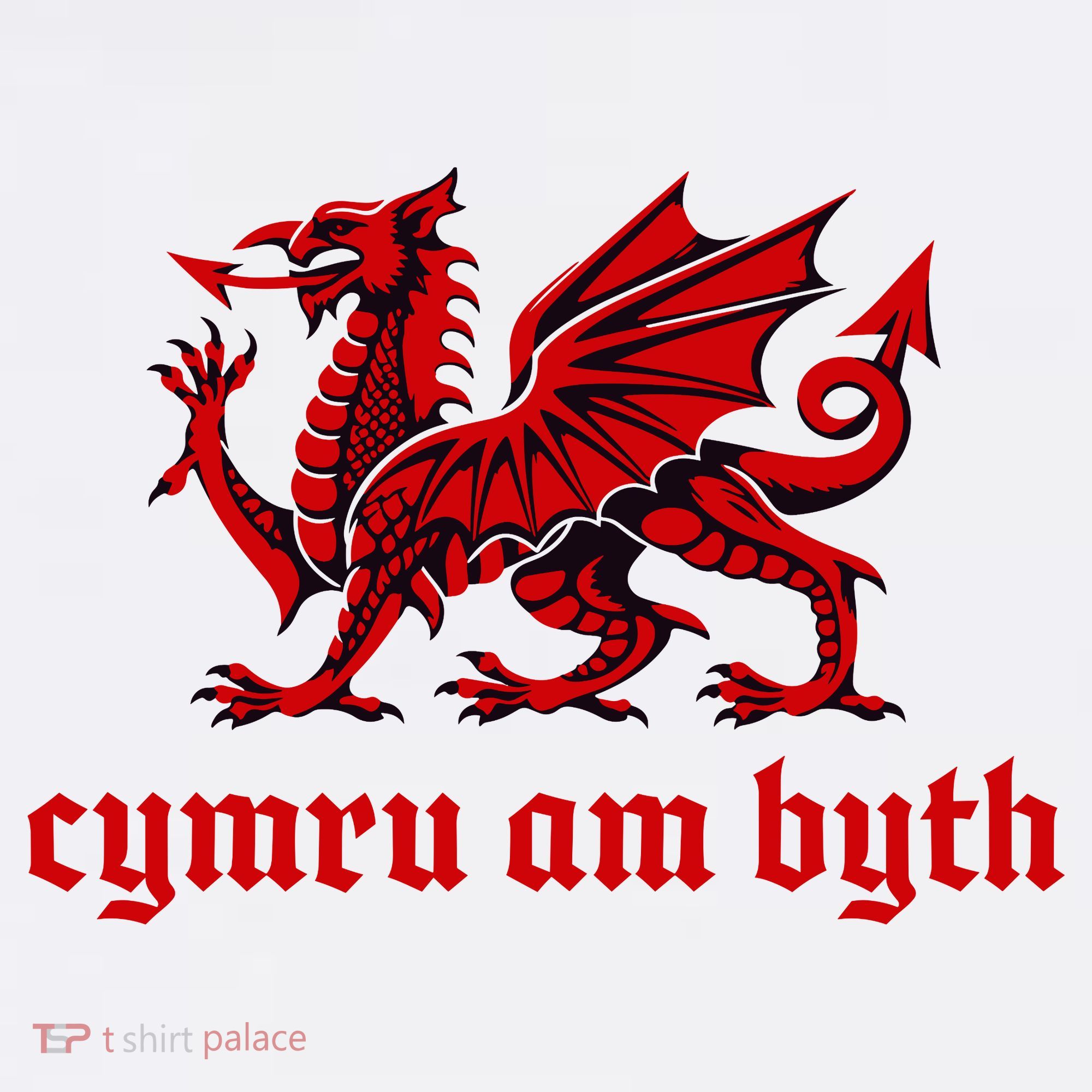 Cymru am byth Wales Red Welsh Dragon Cymraeg Flag Women's Hoodie