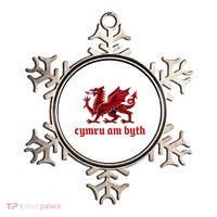 Cymru am byth Wales Red Welsh Dragon Cymraeg Flag Ornament thumb 0